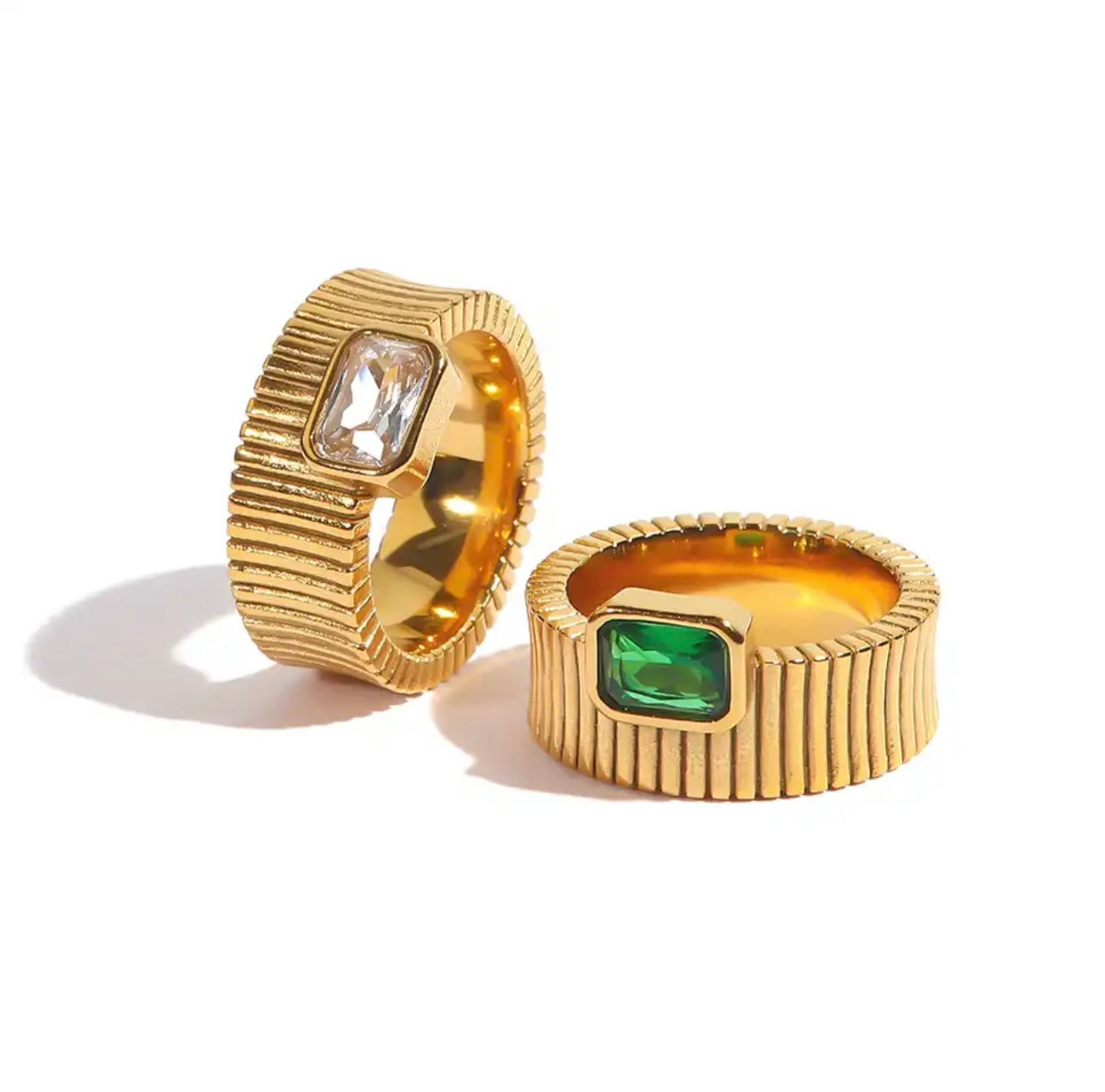 Stella Emerald & Diamond ring