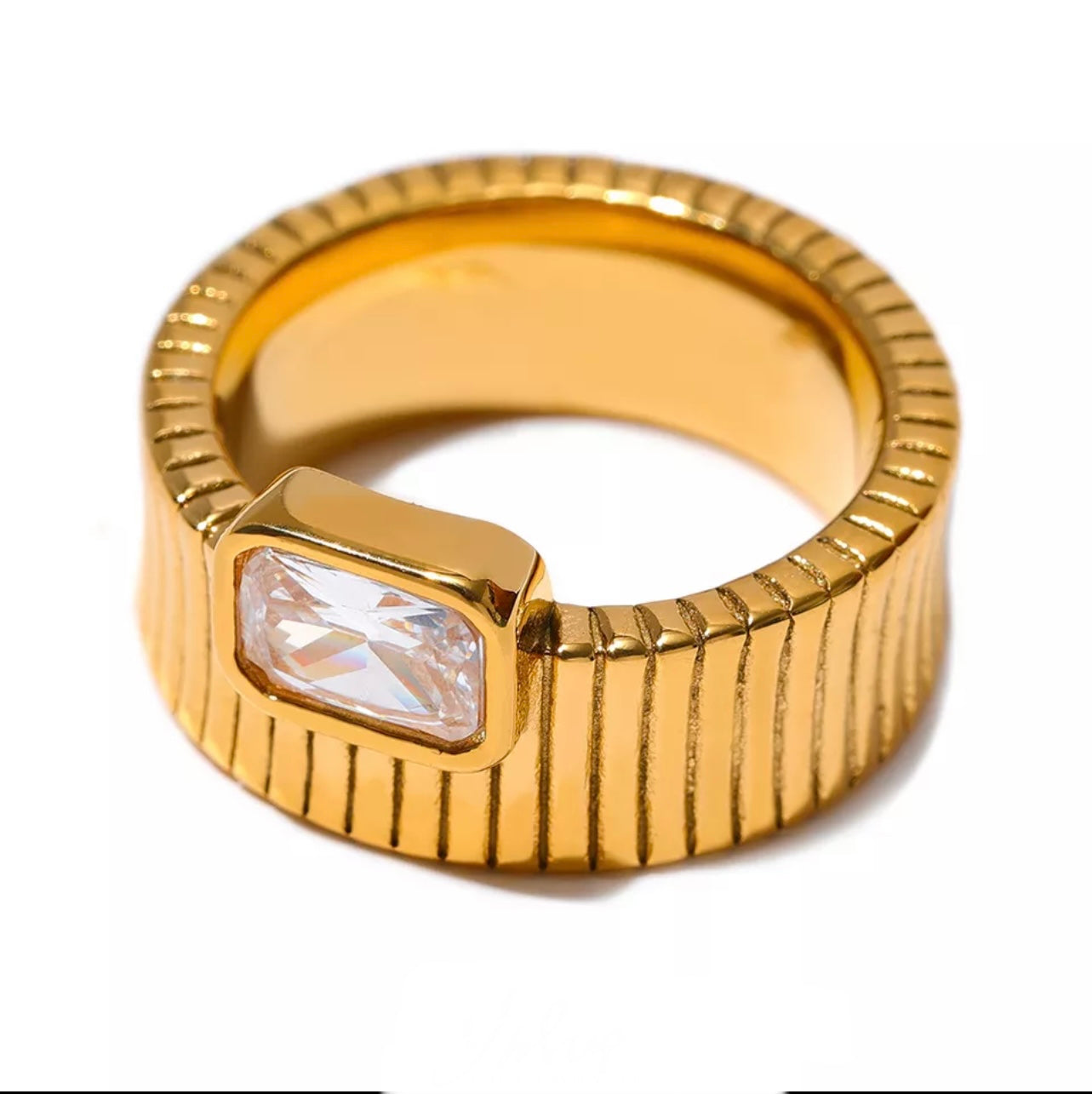 Stella Emerald & Diamond ring