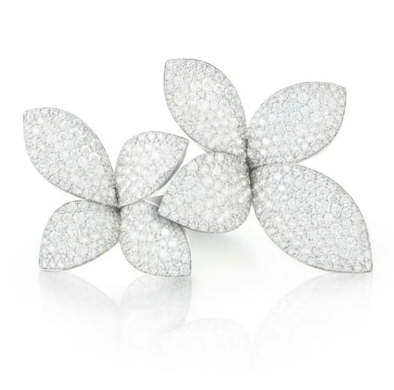 Double Orchid Cocktail ring