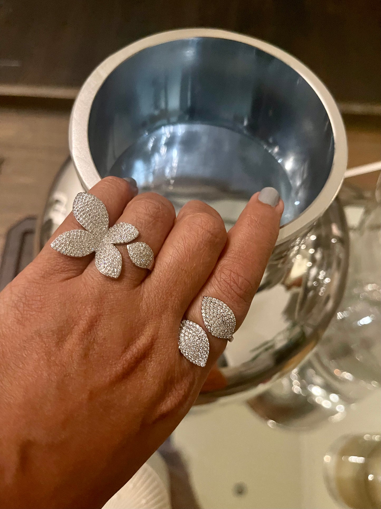 Single Orchid ring