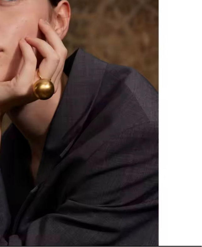 Golden eclipse ring