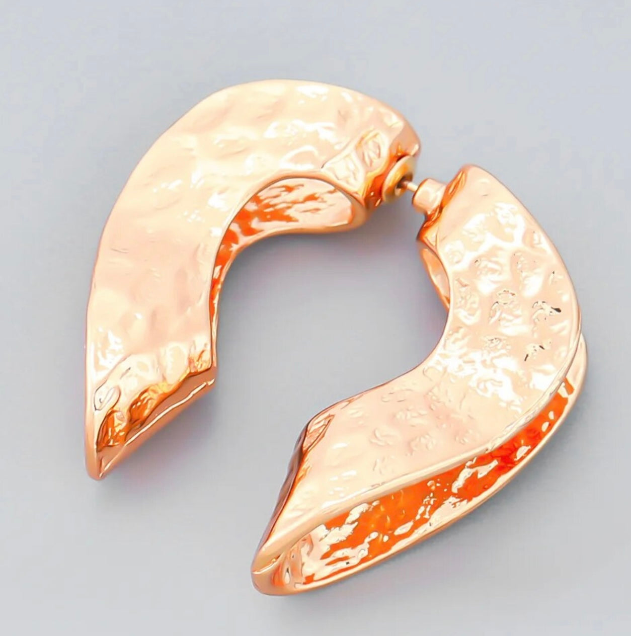 Duo-heart earrings