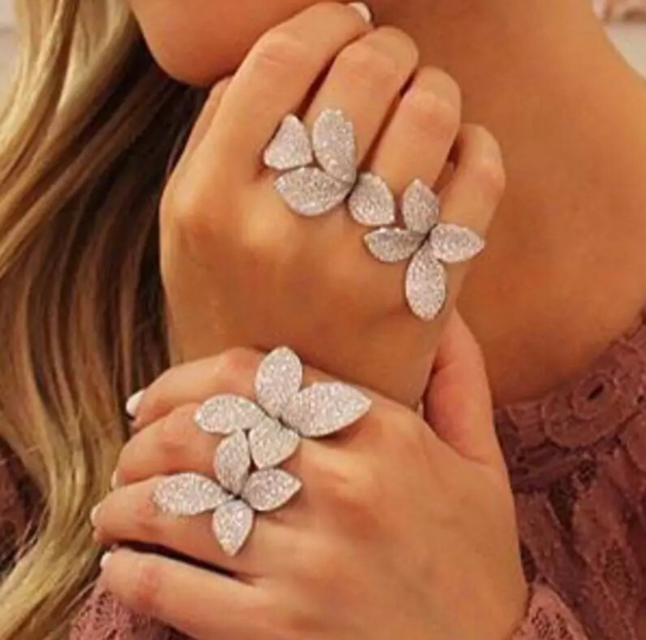 Single Orchid ring