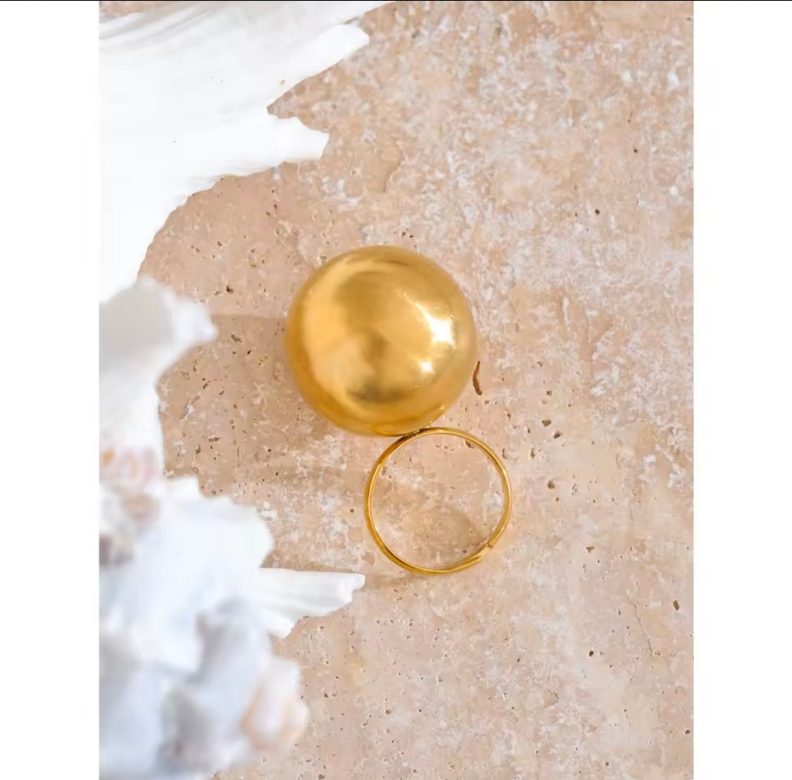 Golden eclipse ring