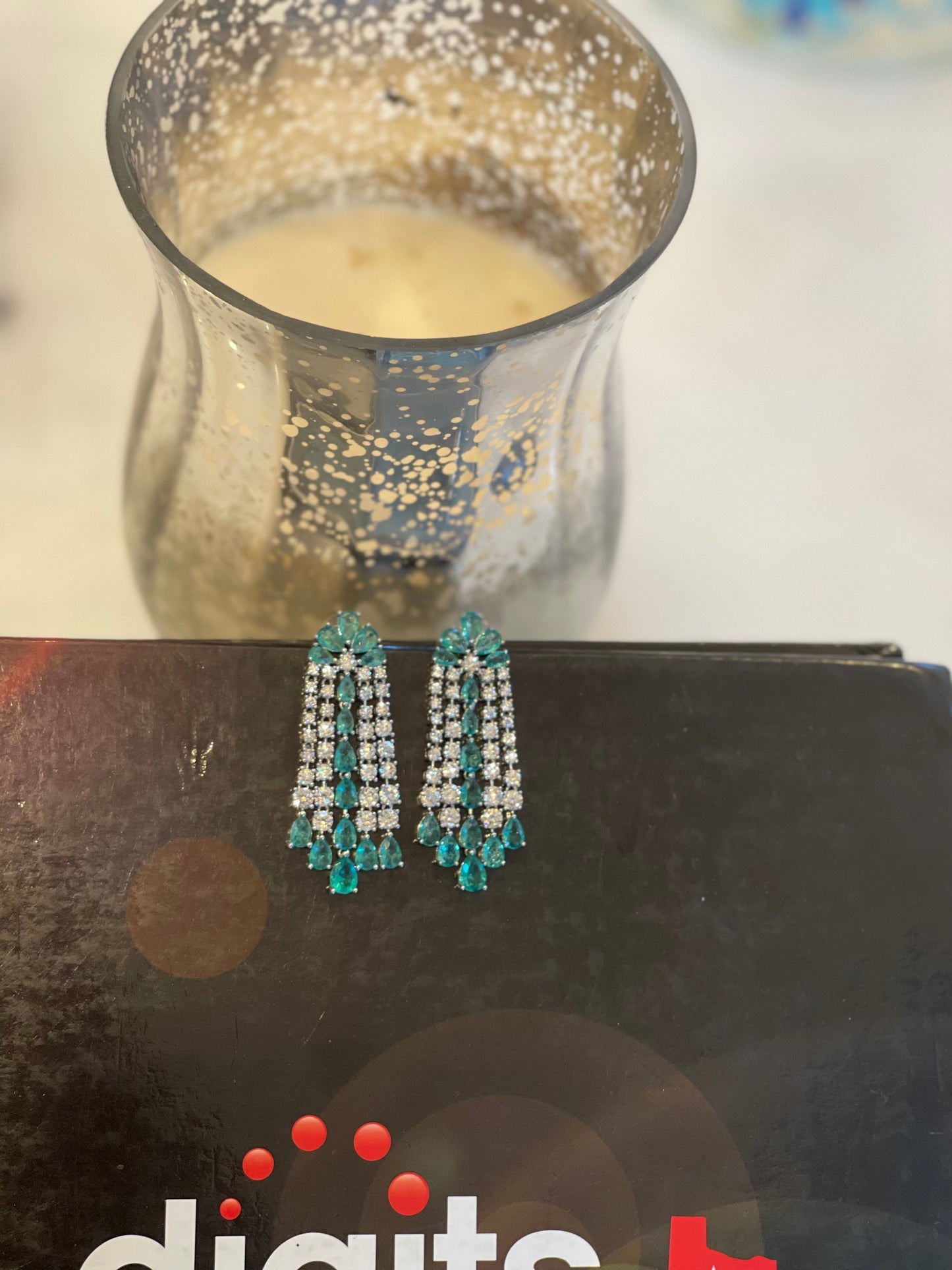 Green goddess earring