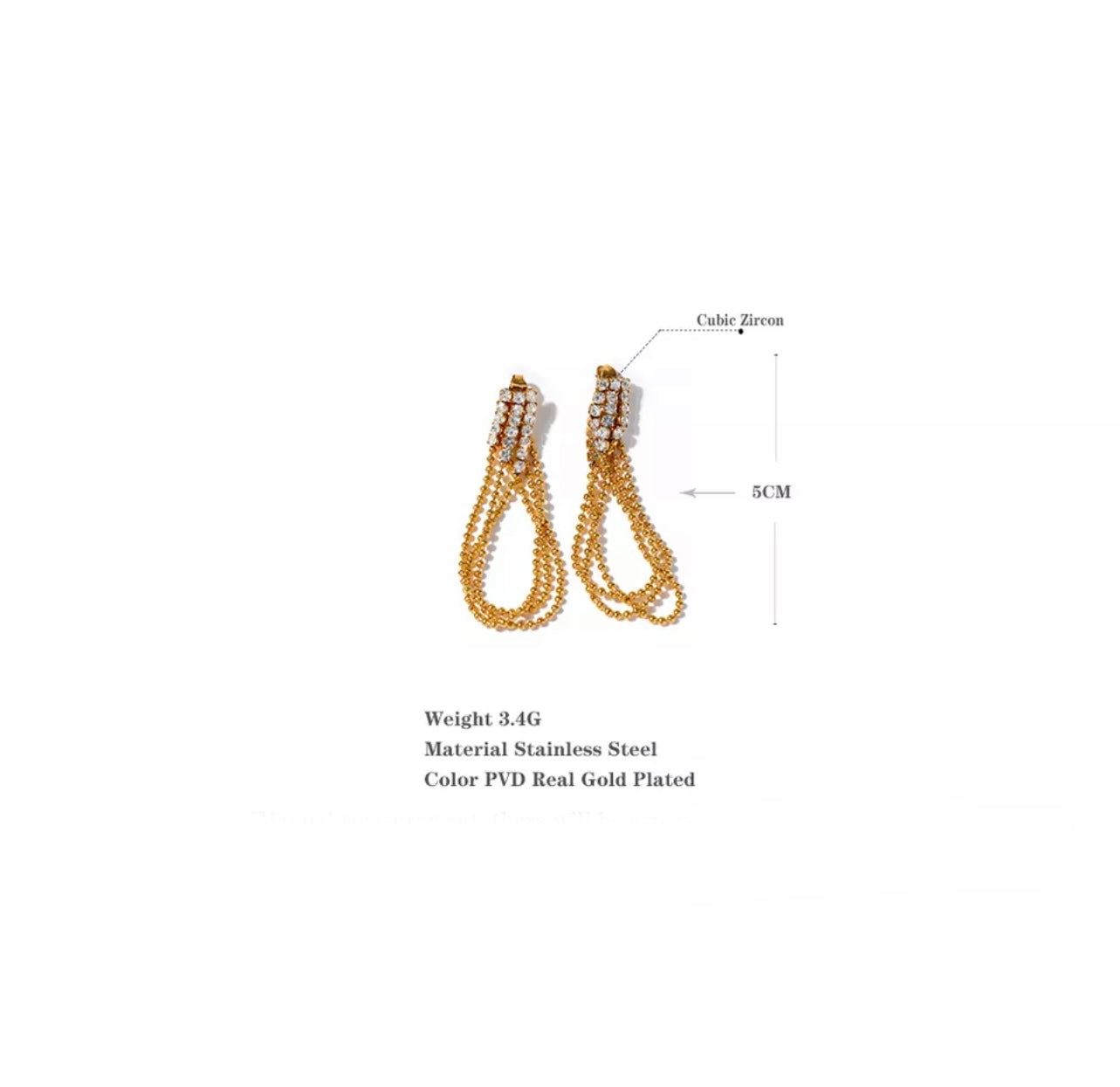 D earrings