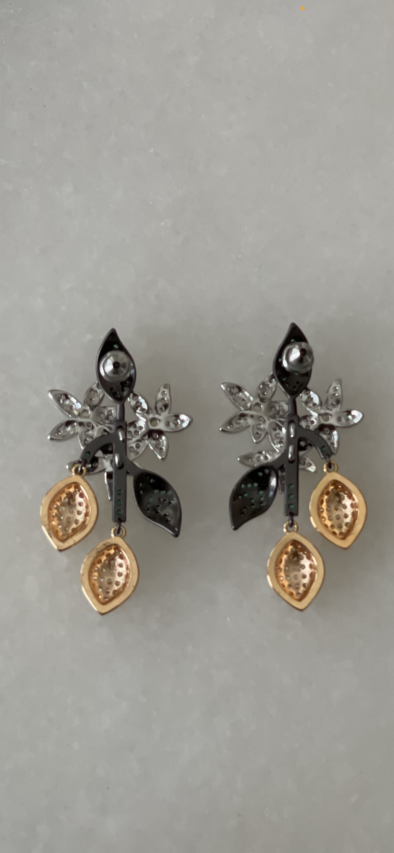 Lemon drop earrings