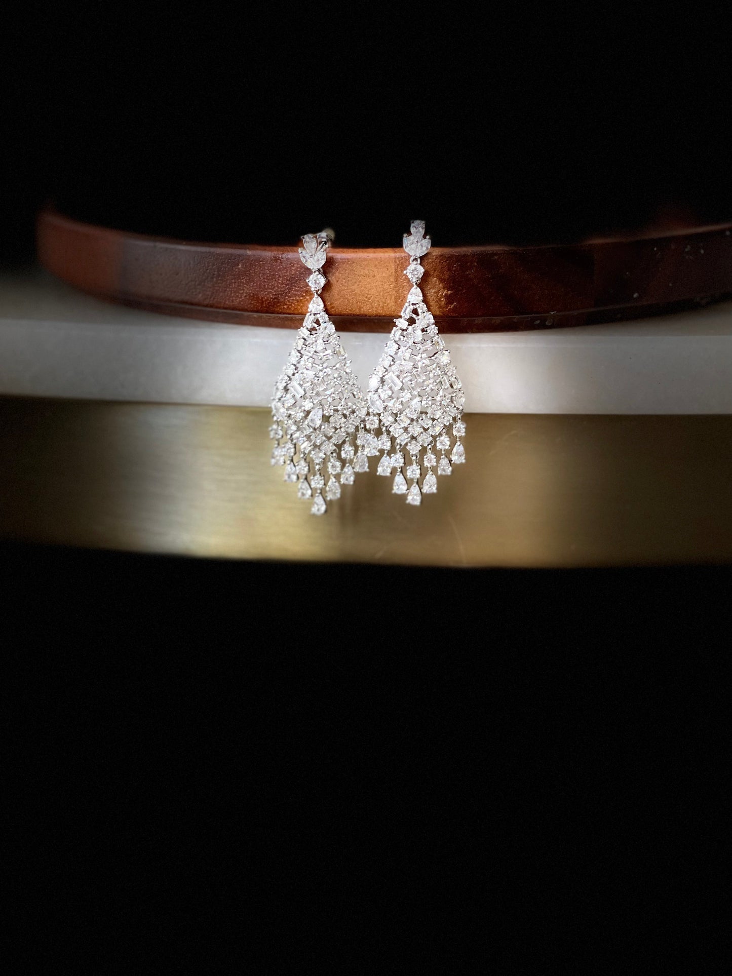 Gorgeous Zircon drop earrings