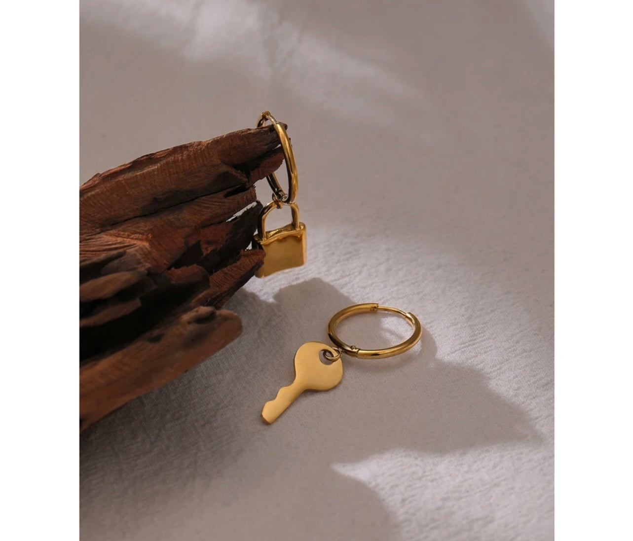Key to my lock earrings