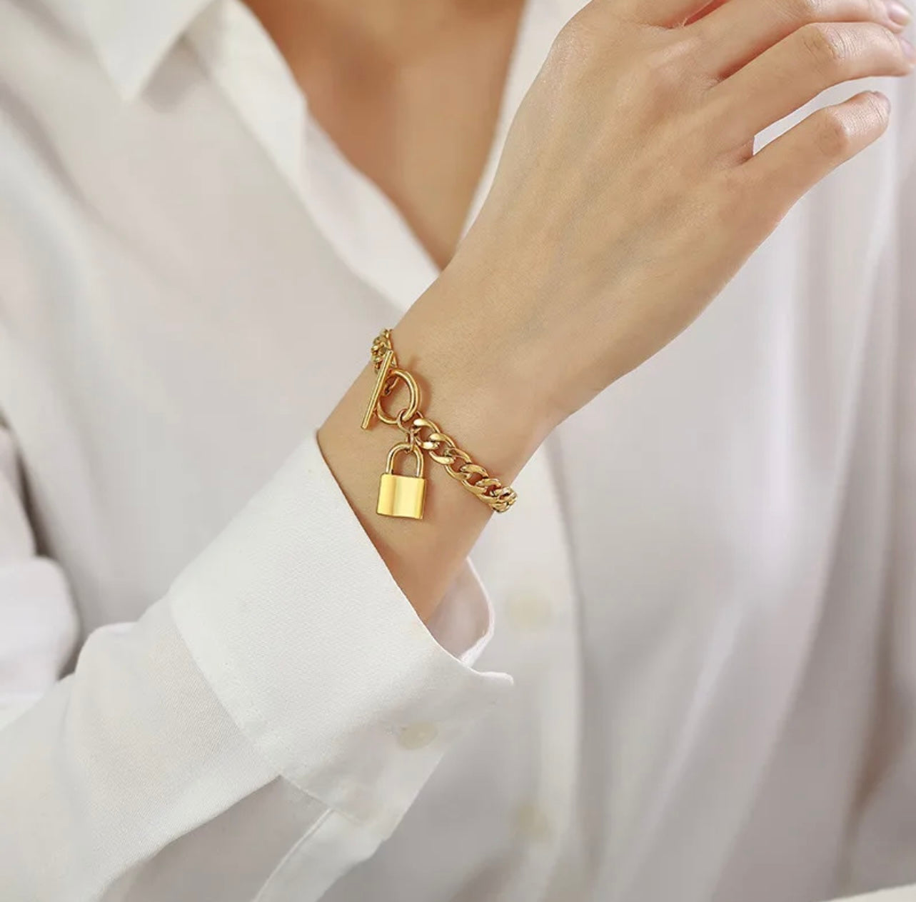 Chain Lock bracelet