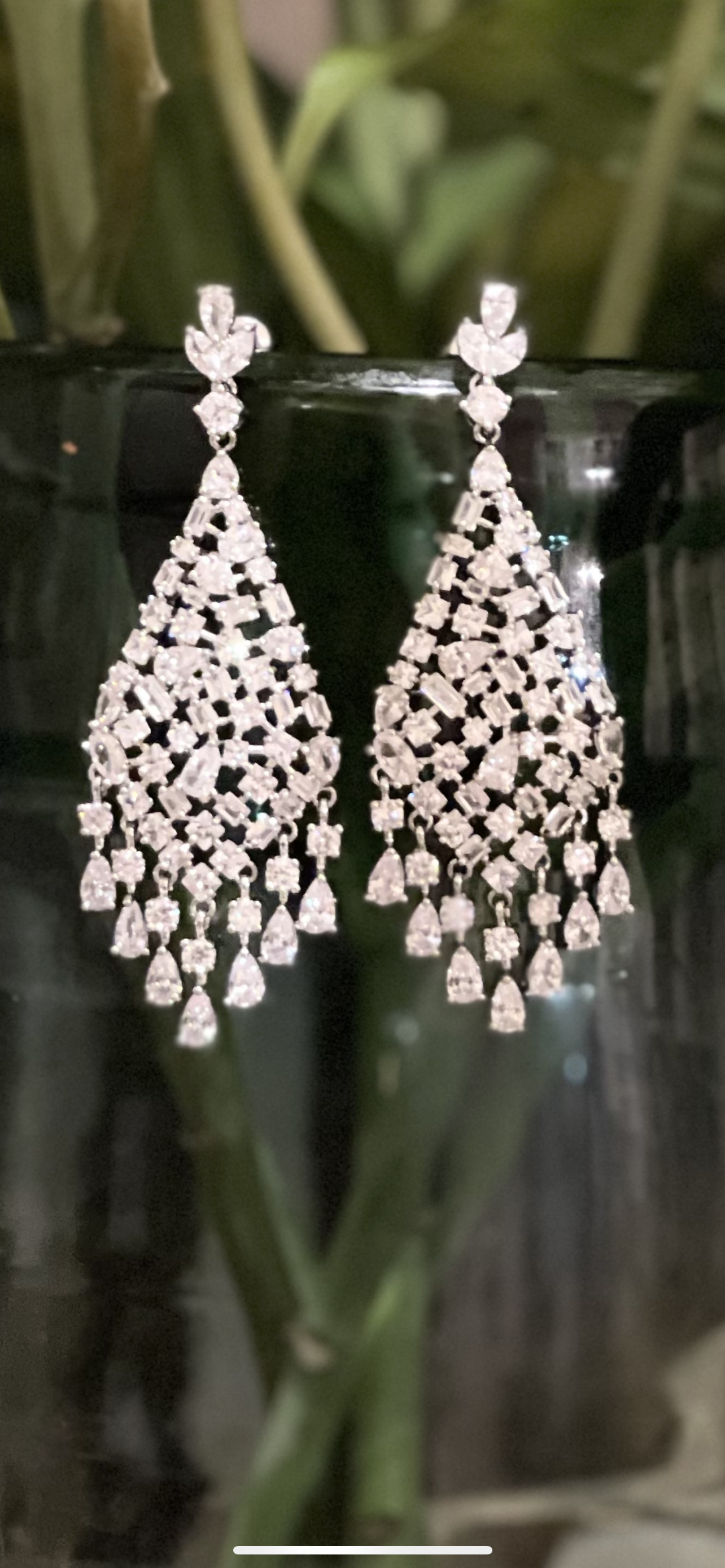 Gorgeous Zircon drop earrings