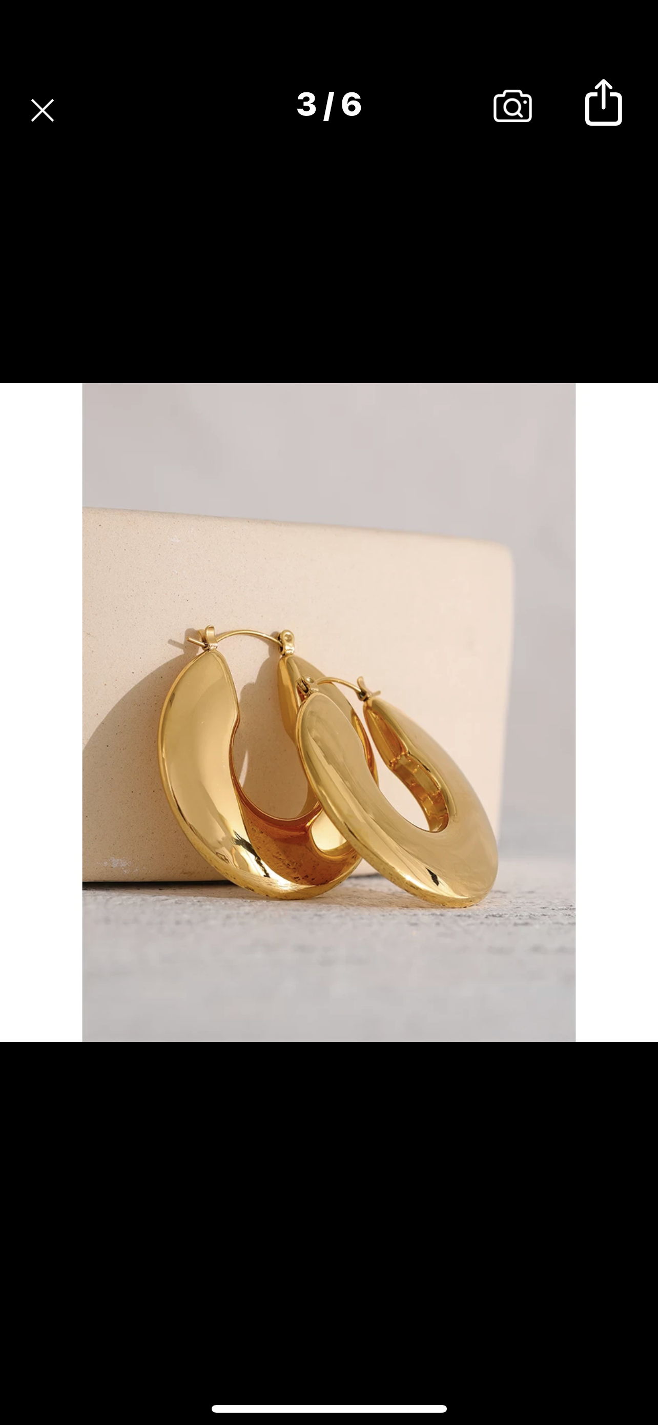 Gina hoop earrings