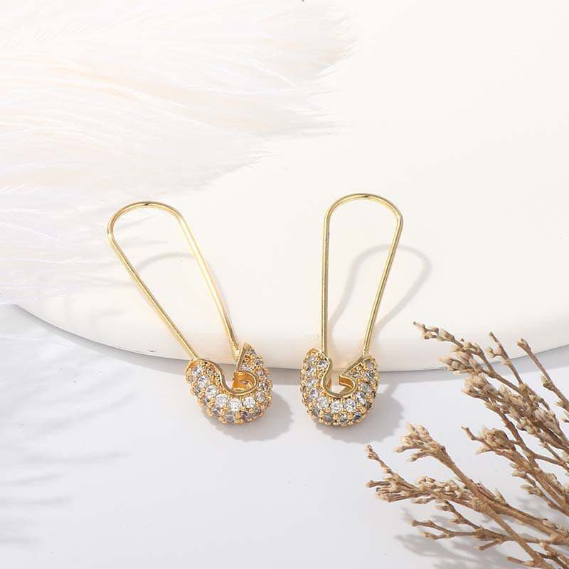 Diamond Pin earrings