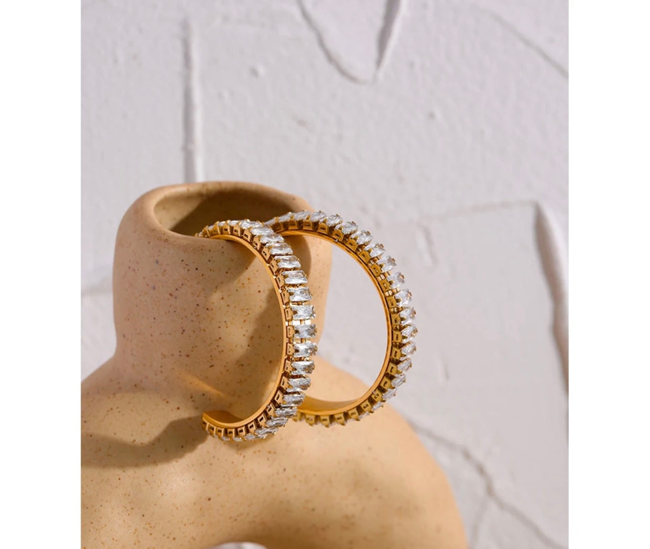 Liya hoop earrings