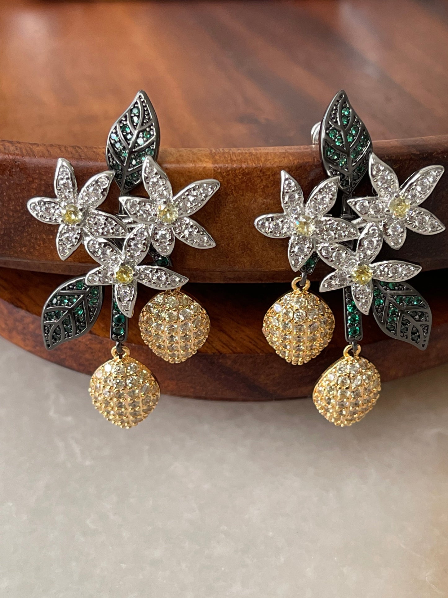Lemon drop earrings