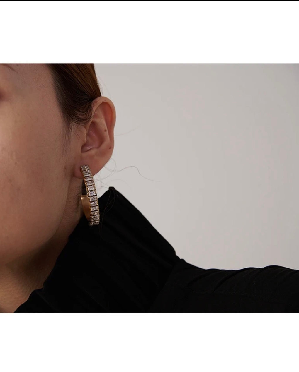 Liya hoop earrings