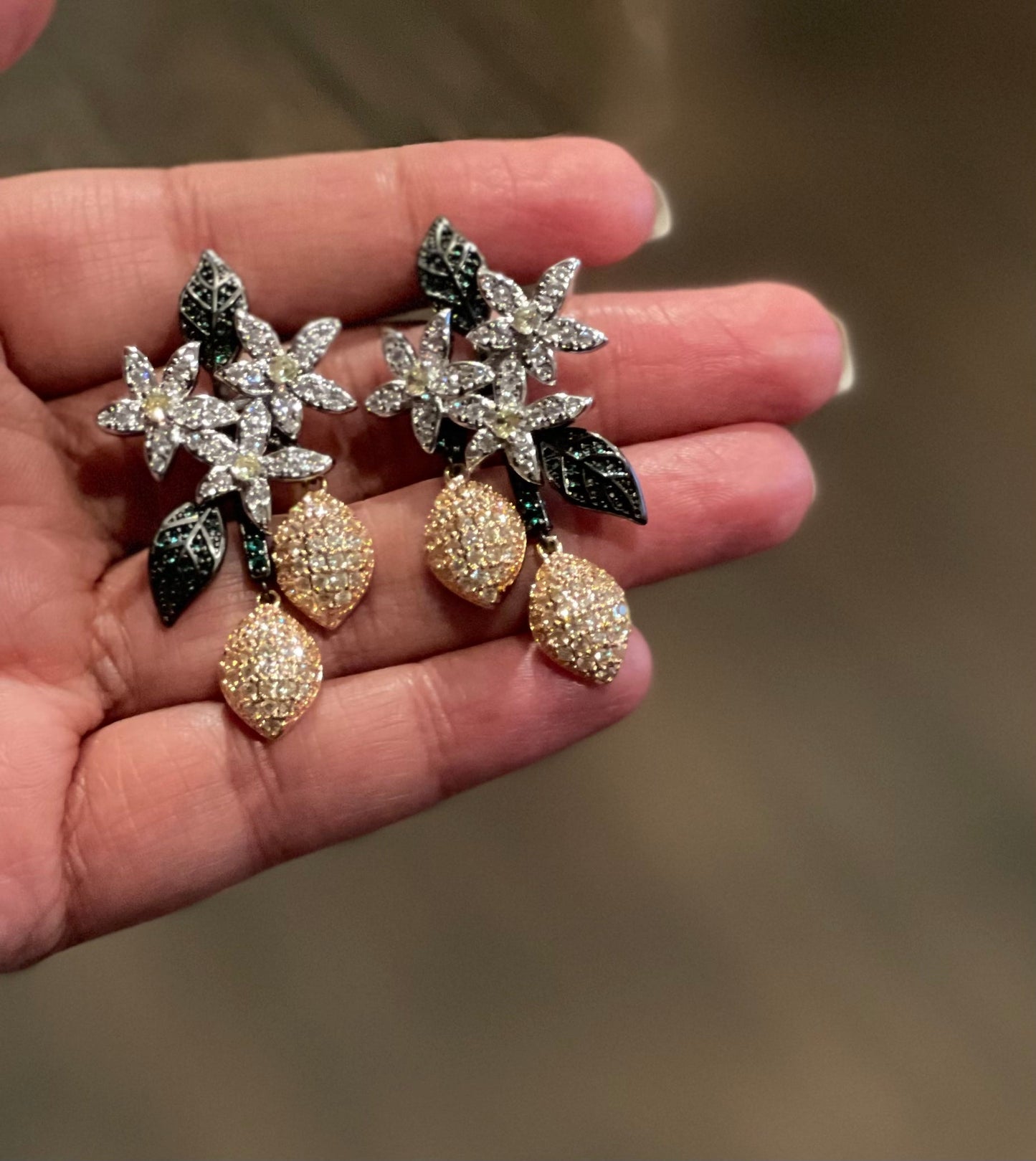 Lemon drop earrings