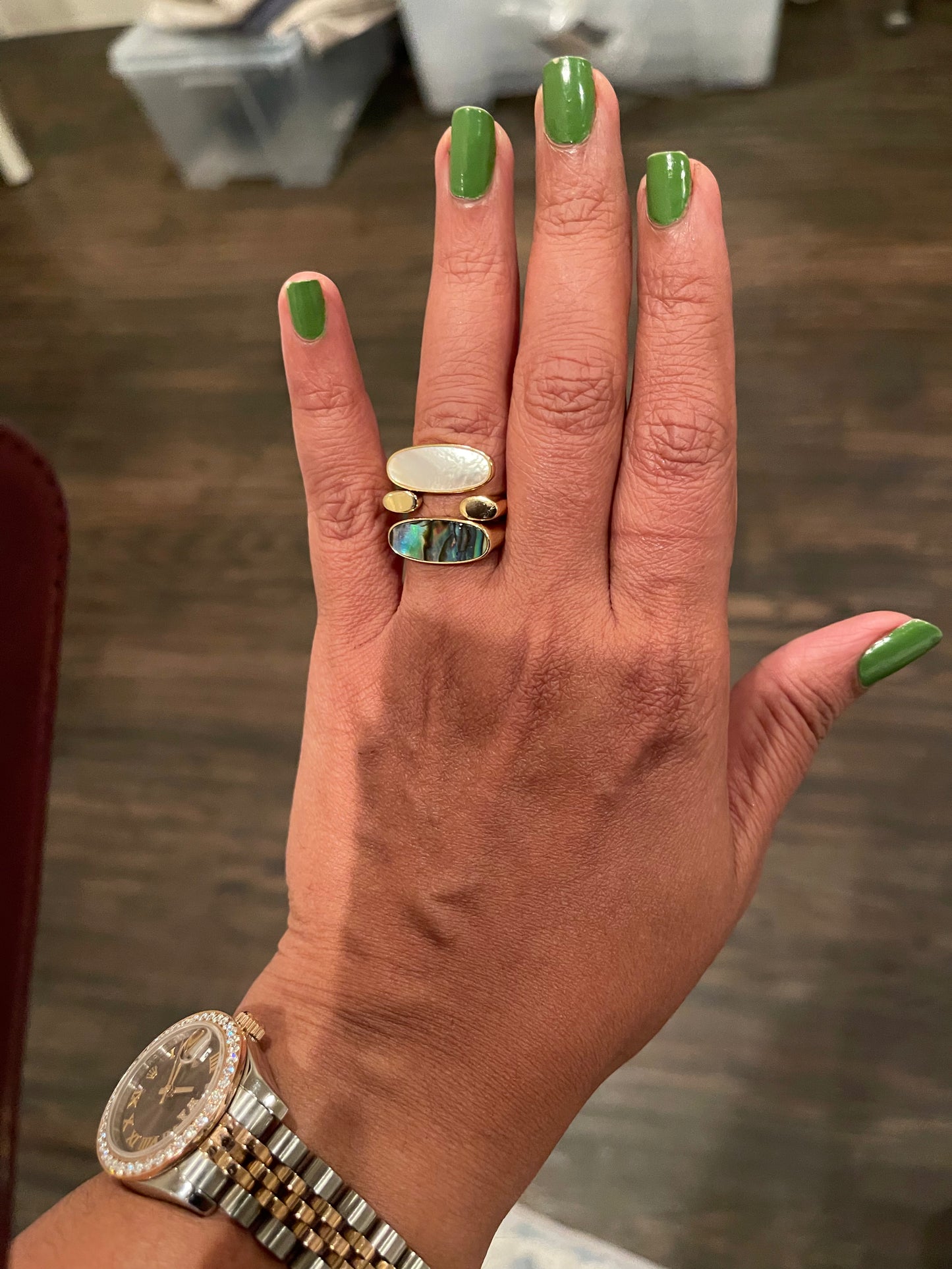 Stackable Faith and Hope rings