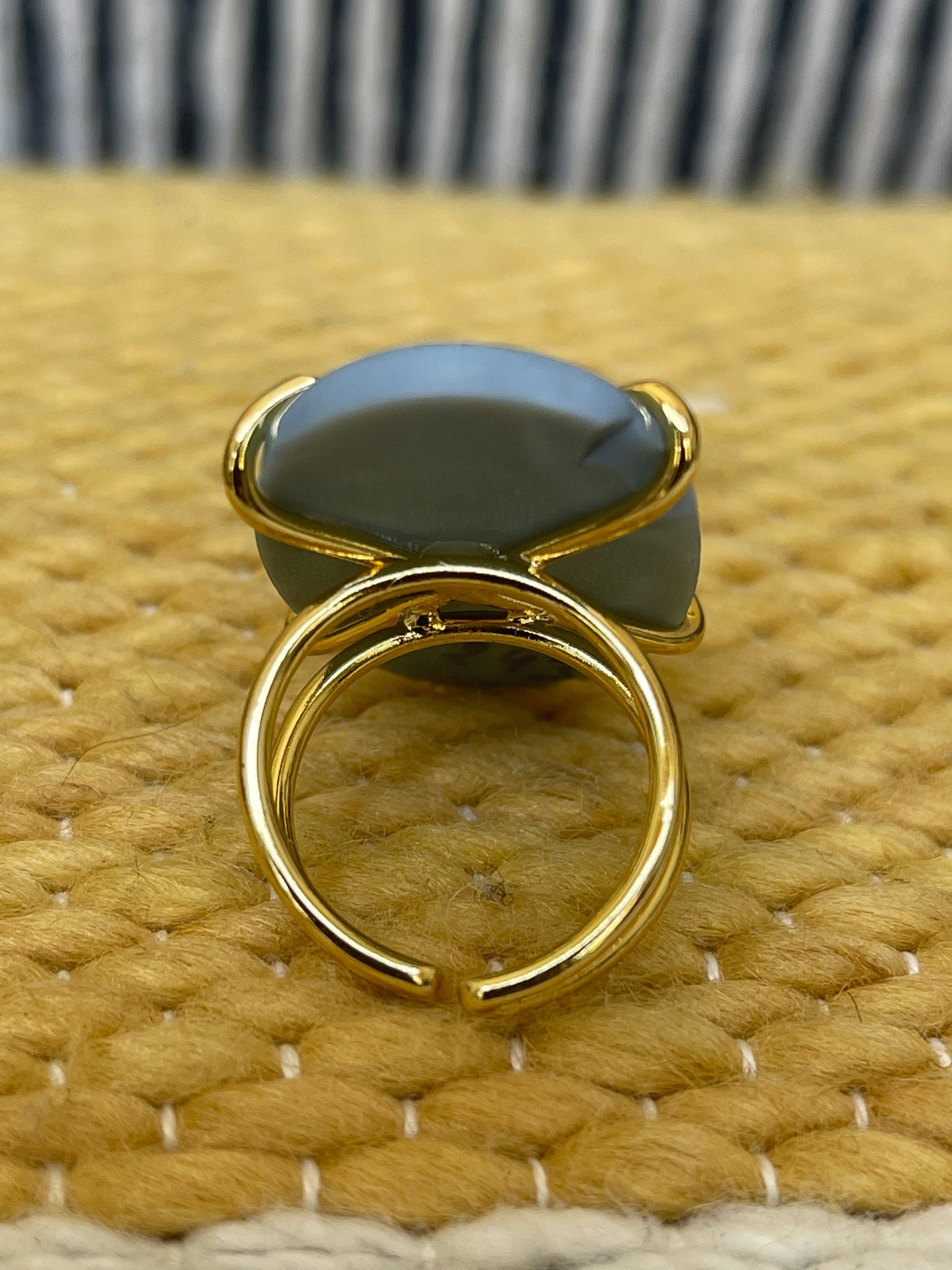 Blue Lace Agate ring