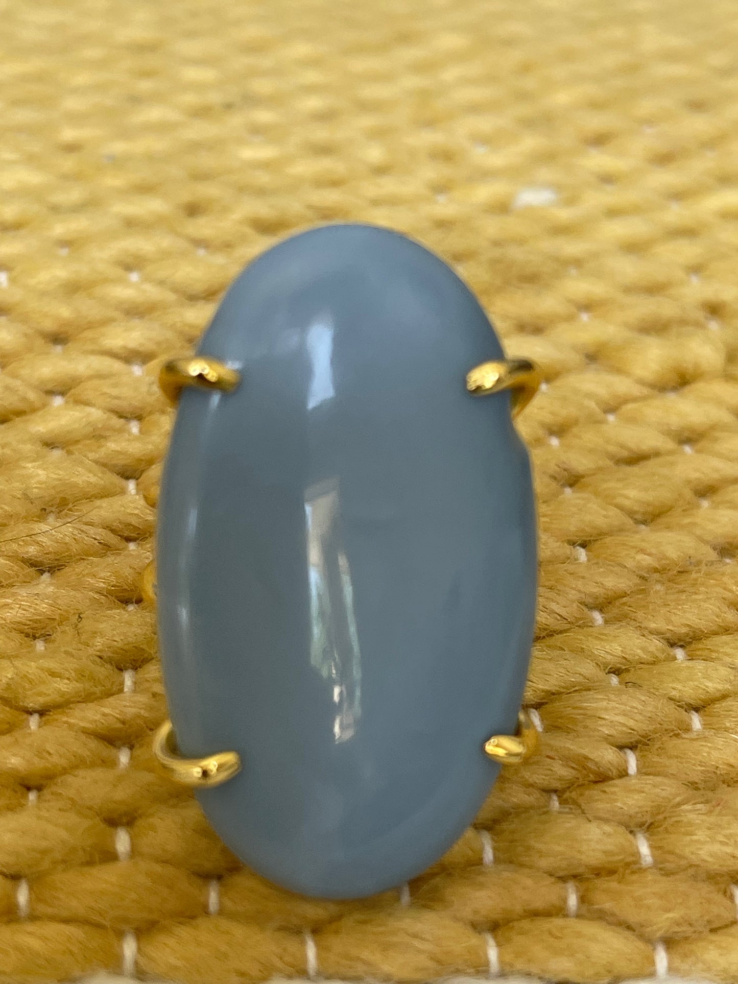 Blue Lace Agate ring
