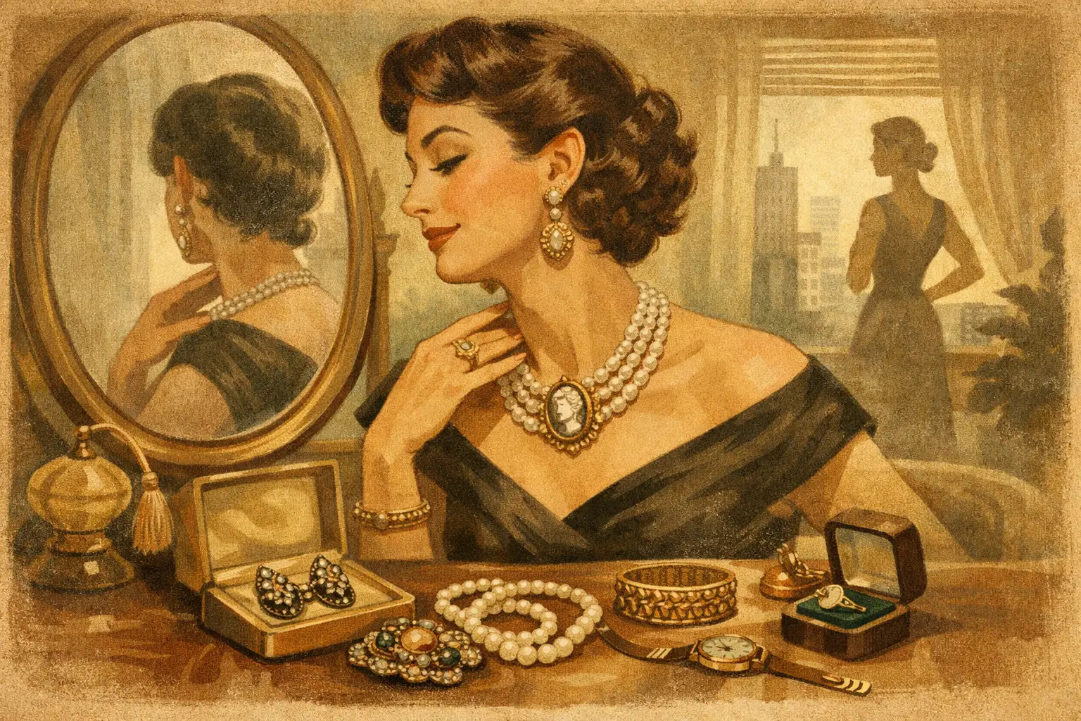 How to Style Vintage Jewelry With Modern Ease