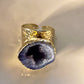 Unbounded Natural Brazilian Agate ring
