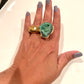 Unbounded Natural Brazilian Agate ring