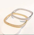 Kaamra Square Zircon cuffs