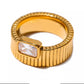 Stella Emerald & Diamond ring