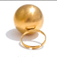 Golden eclipse ring