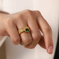 Stella Emerald & Diamond ring
