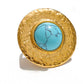 Santorini Sun and the Turquoise halo rings