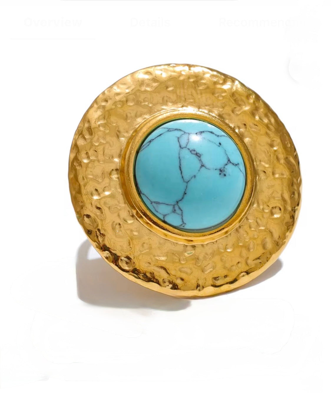 Santorini Sun and the Turquoise halo rings