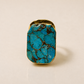 Unbounded Gold Turquoise ring