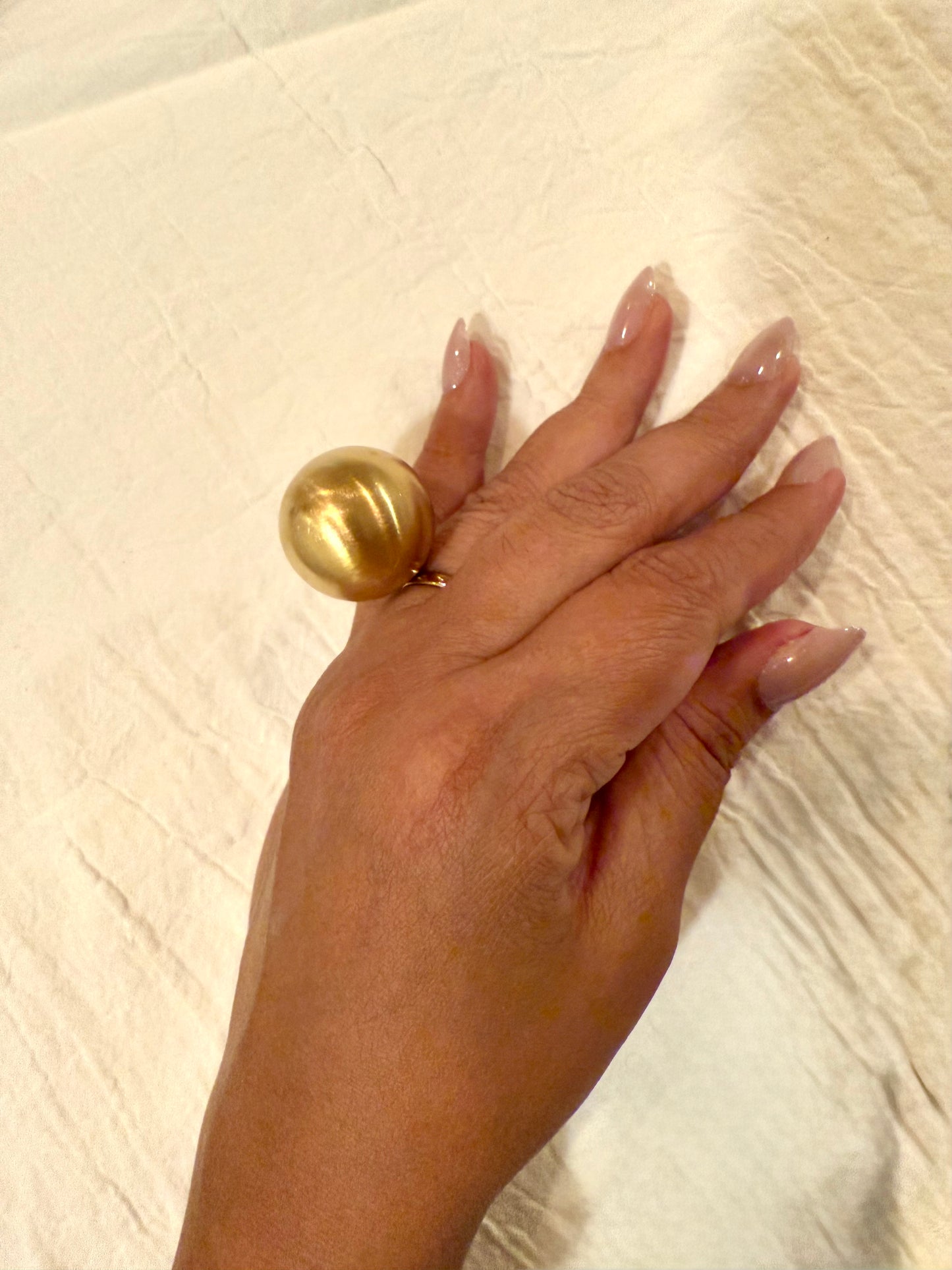 Golden eclipse ring