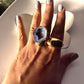 Unbounded Natural Brazilian Agate ring
