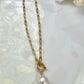 Pearl gold necklace