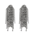 Diamond drop earrings