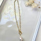 Pearl gold necklace