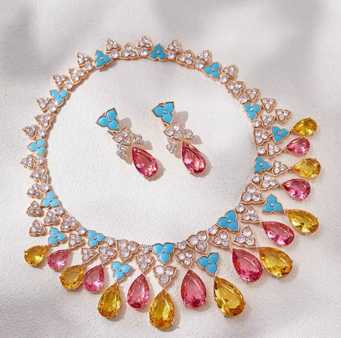 Sunset Royale Necklace Set