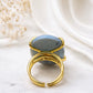 Blue Lace Agate ring