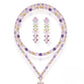gold plated statement necklace set zircon jewelry
bridal gold necklace handmade jewelry
kaamra jewels venetian sunset necklace
