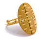 Golden Mirage Statement Ring