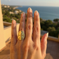 Golden Mirage Statement Ring