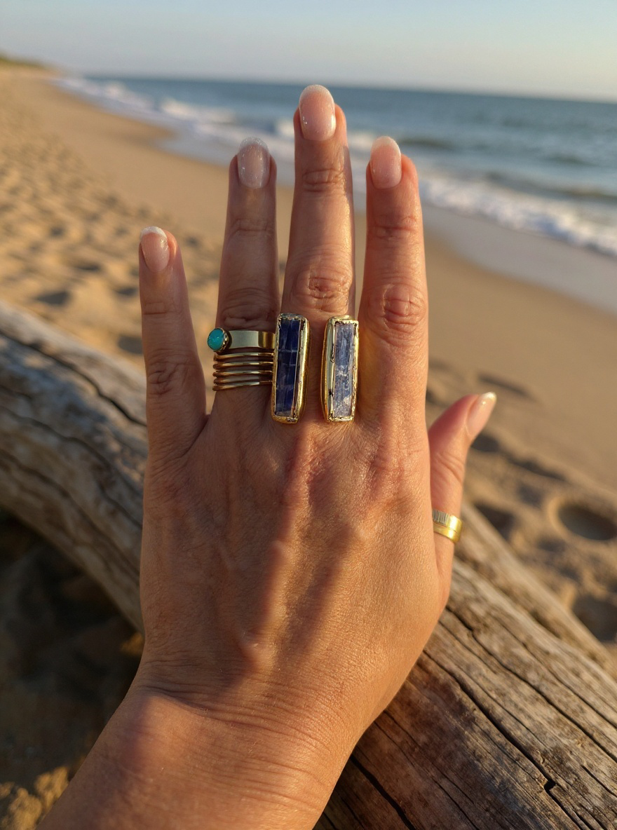 Indi Kyanite ring