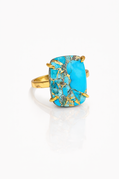 Fancy Blue Mohave Turquoise ring