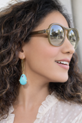 Mia Turquoise Drop Earring