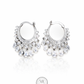 Diamond hoop danglers