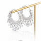 Diamond hoop danglers
