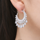 Diamond hoop danglers